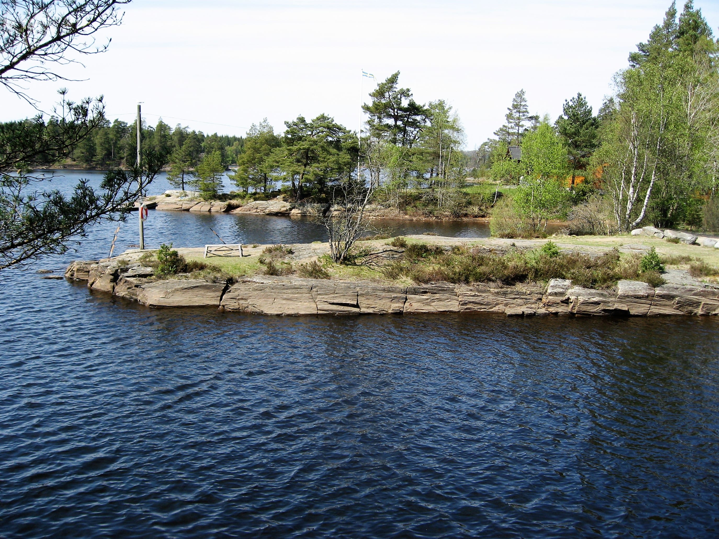 En langweekend på Thorskogs Slott i Sverige gjør inntrykk - Fra badeområdet rundt slottet