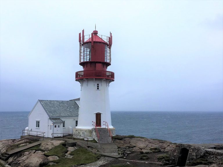 Lindesnes Fyr, et fredet kulturminne - Bilde av fyret