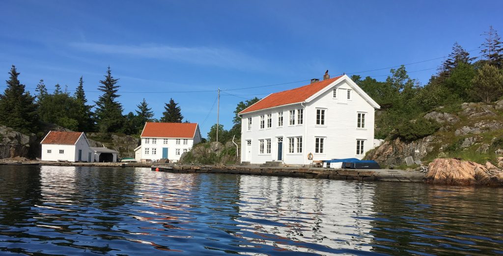 Tollboden på Svinør-Hammerøy tilhørte Gina Marie på slutten av 1800-tallet