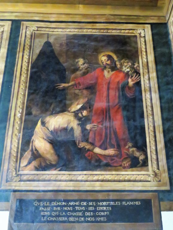 Bilde av Jesus i Hotel Dieu i Beaune