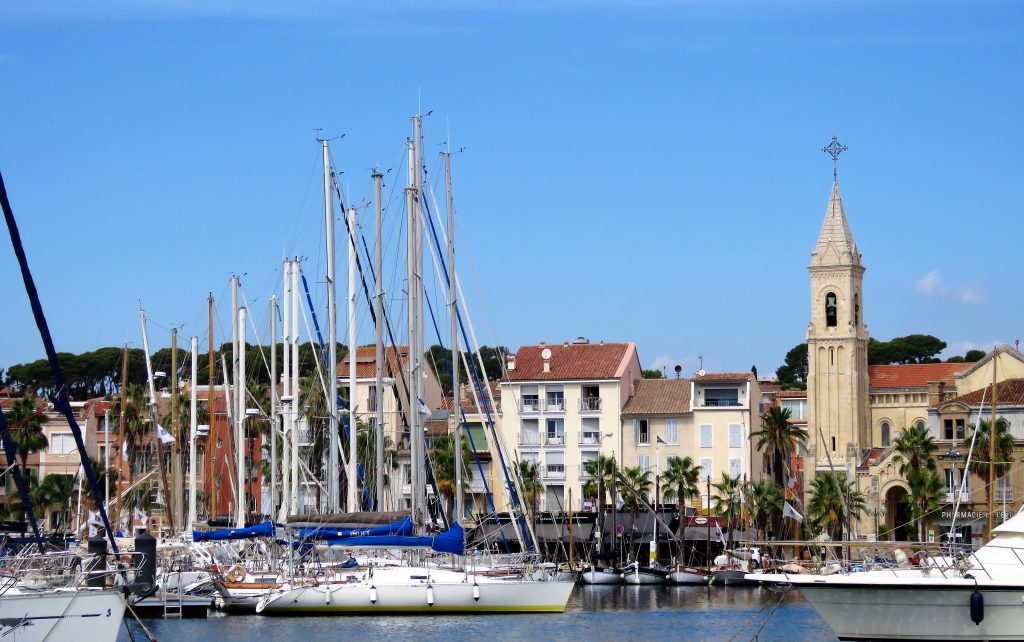 Tips til bilferie fra Norge til Sør-Frankrike - Havna i Sanary-sur-mer i Provence