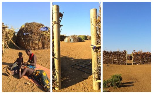 Rystende og tankevekkende besøk hos stammefolk i Etiopia - Daasanach landsbyen innenfor en innhengning laget av stokker og kvister