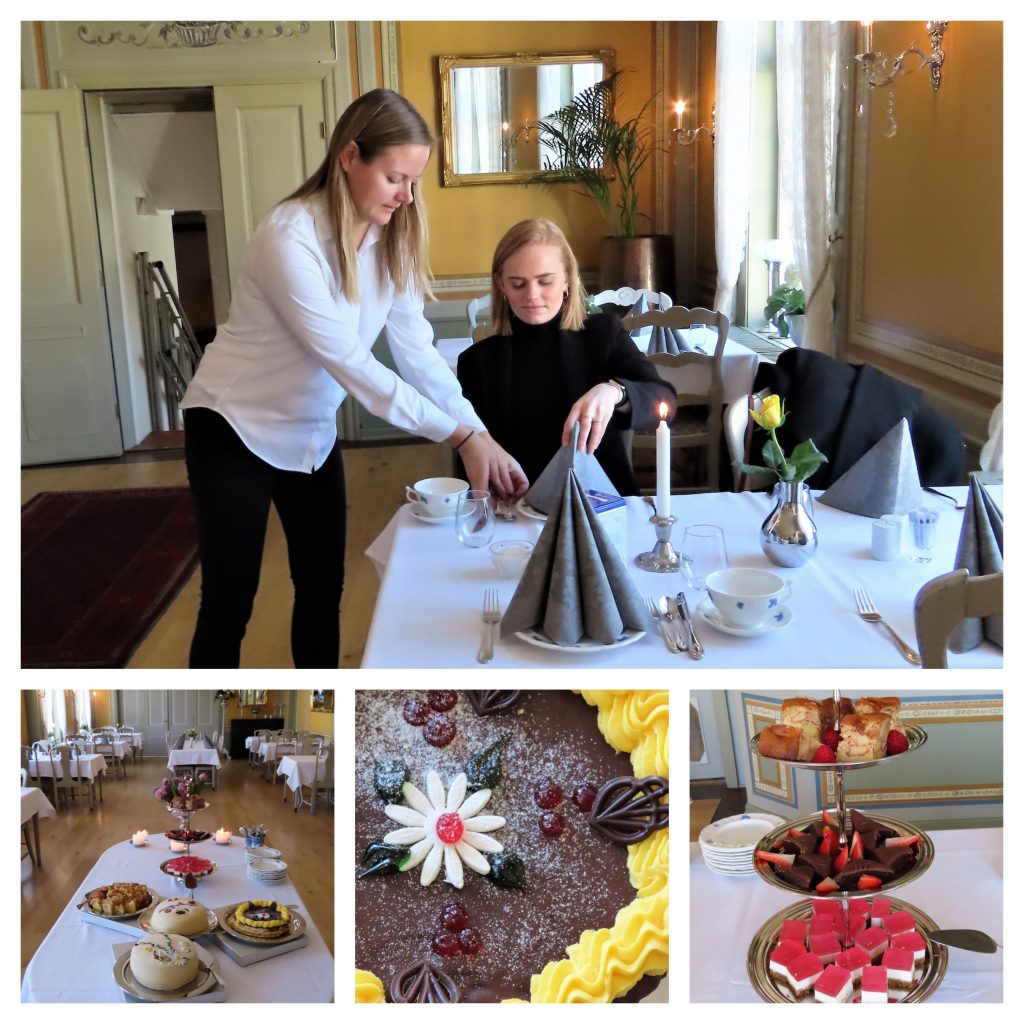 Gamlebyen Gjestgiveri – historisk og så utrolig levende. Nicole og Silje før Afternoontea blir servert