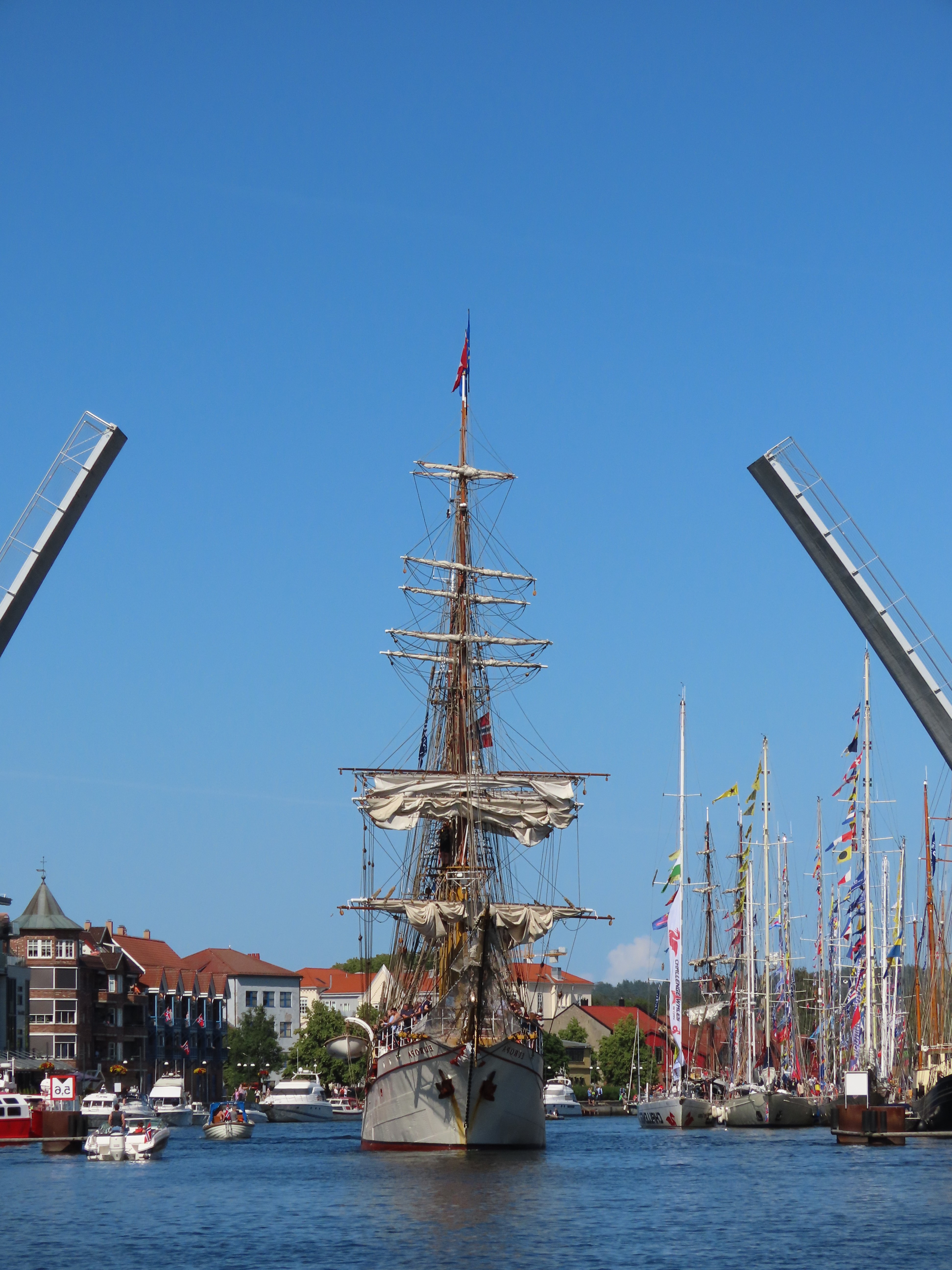 Tall ships race i Fredikstad i 2019