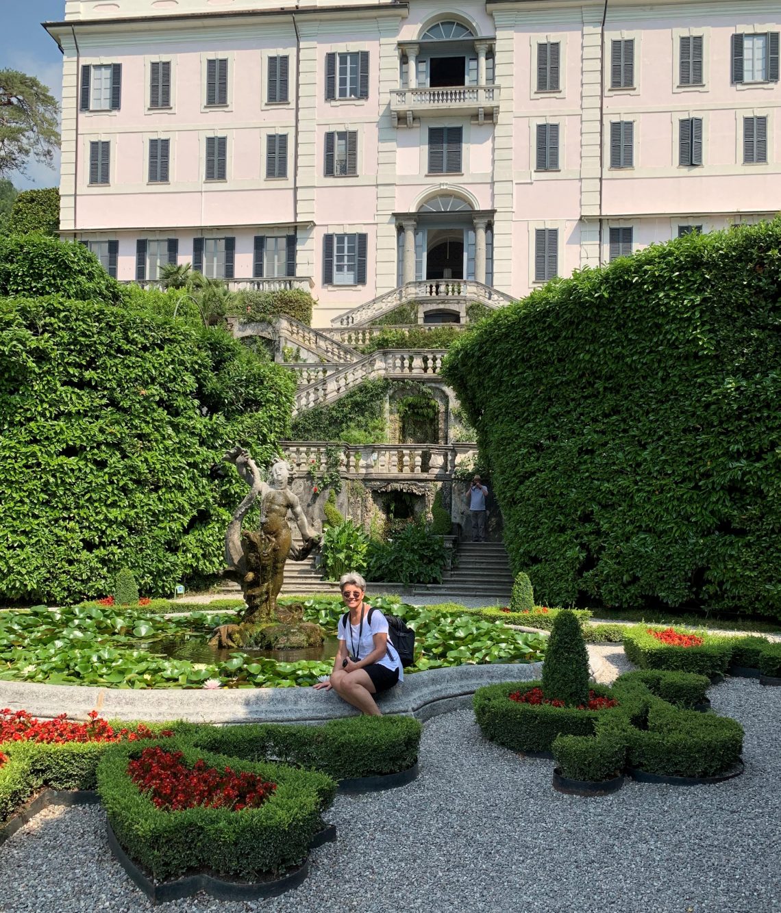 Hagen rund Villa Carlotta i Tremezzo ved Comosjøen - gammel og erværdig arkitektur
