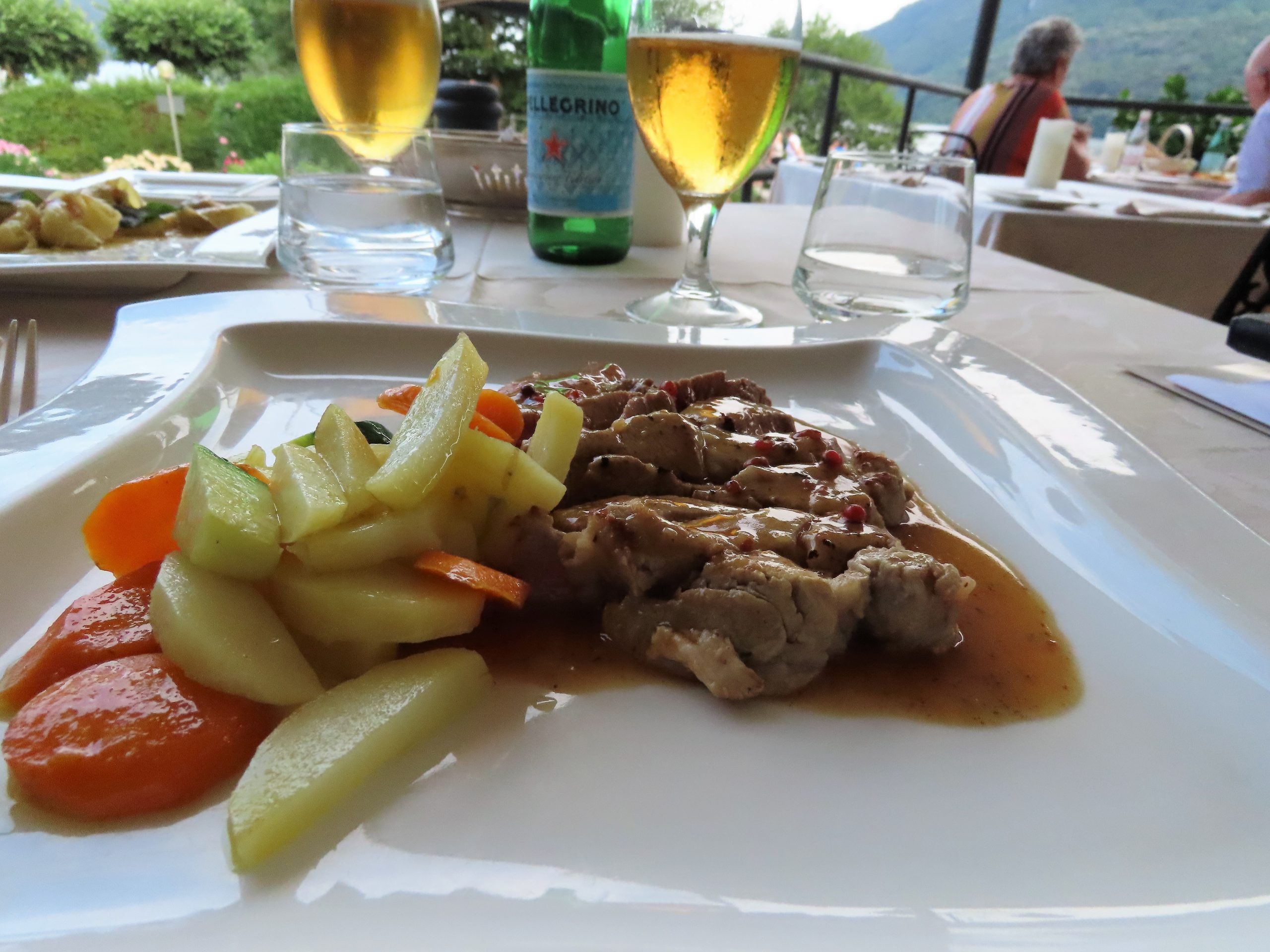 Middag på La Quertina i Mergozzo