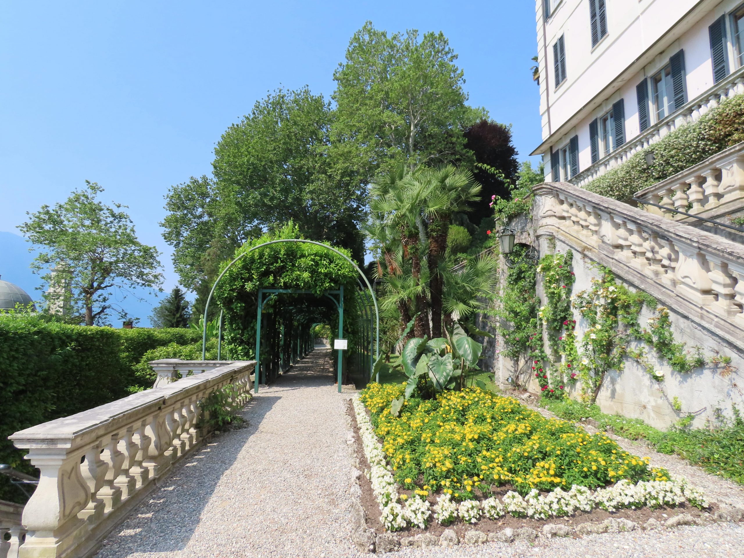 Terrasseparti på nedsiden av Villa Carlotta - Tremezzo