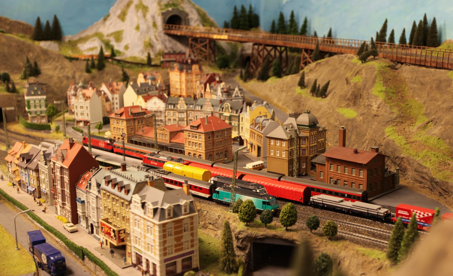 Gamlebyen modelljernbanesenter - Foto: Vistifredrikstadhvaler