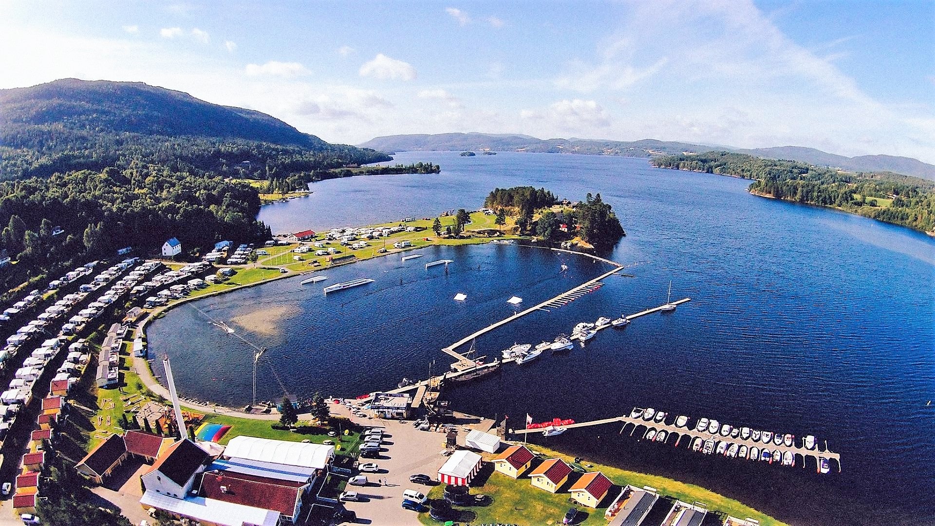 Norsjø Ferieland oversiktsbilde