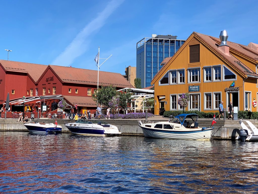 Fra fiskebrygga i Kristiansand
