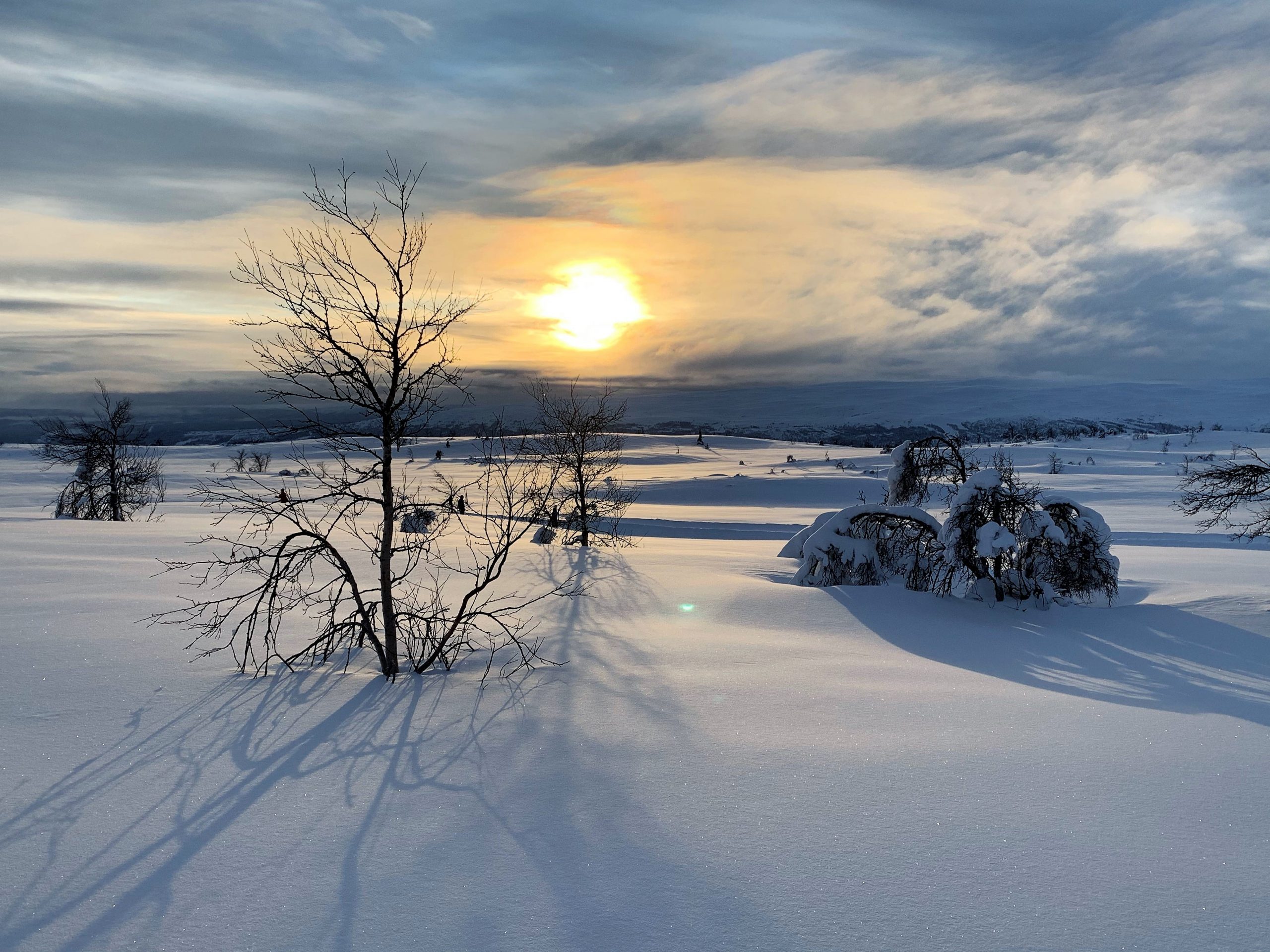 Magiske vinterdager på Beitostølen - Solen som bryter gjennom gjør det magisk på Beitostølen