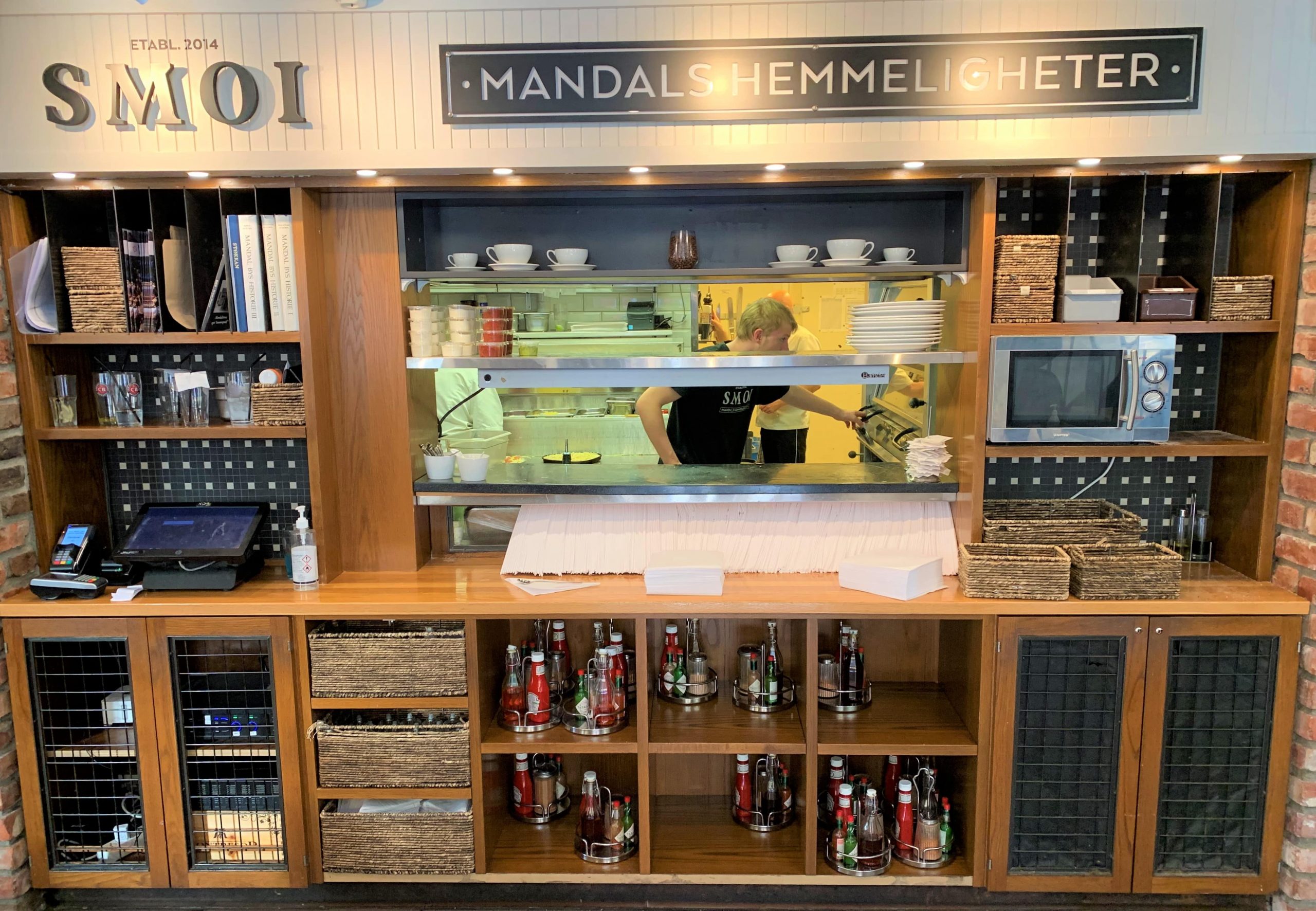 Fra restauranten SMOI i Mandal