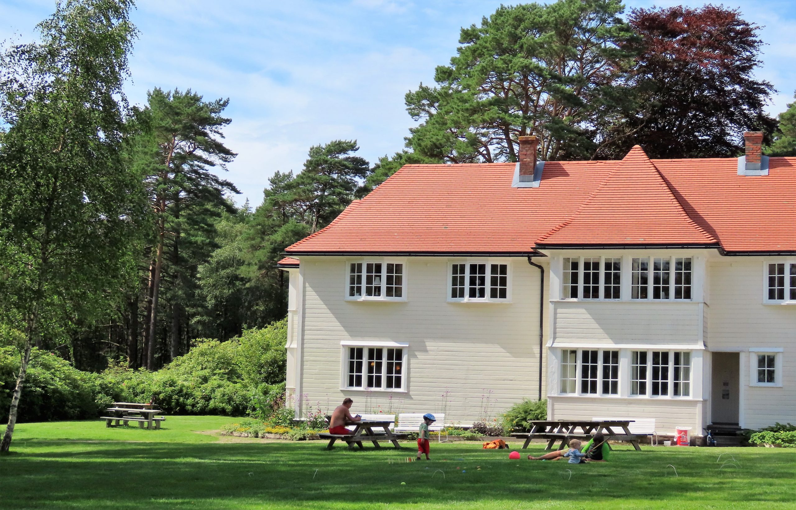 Hovedhuset på Risøbank i Mandal