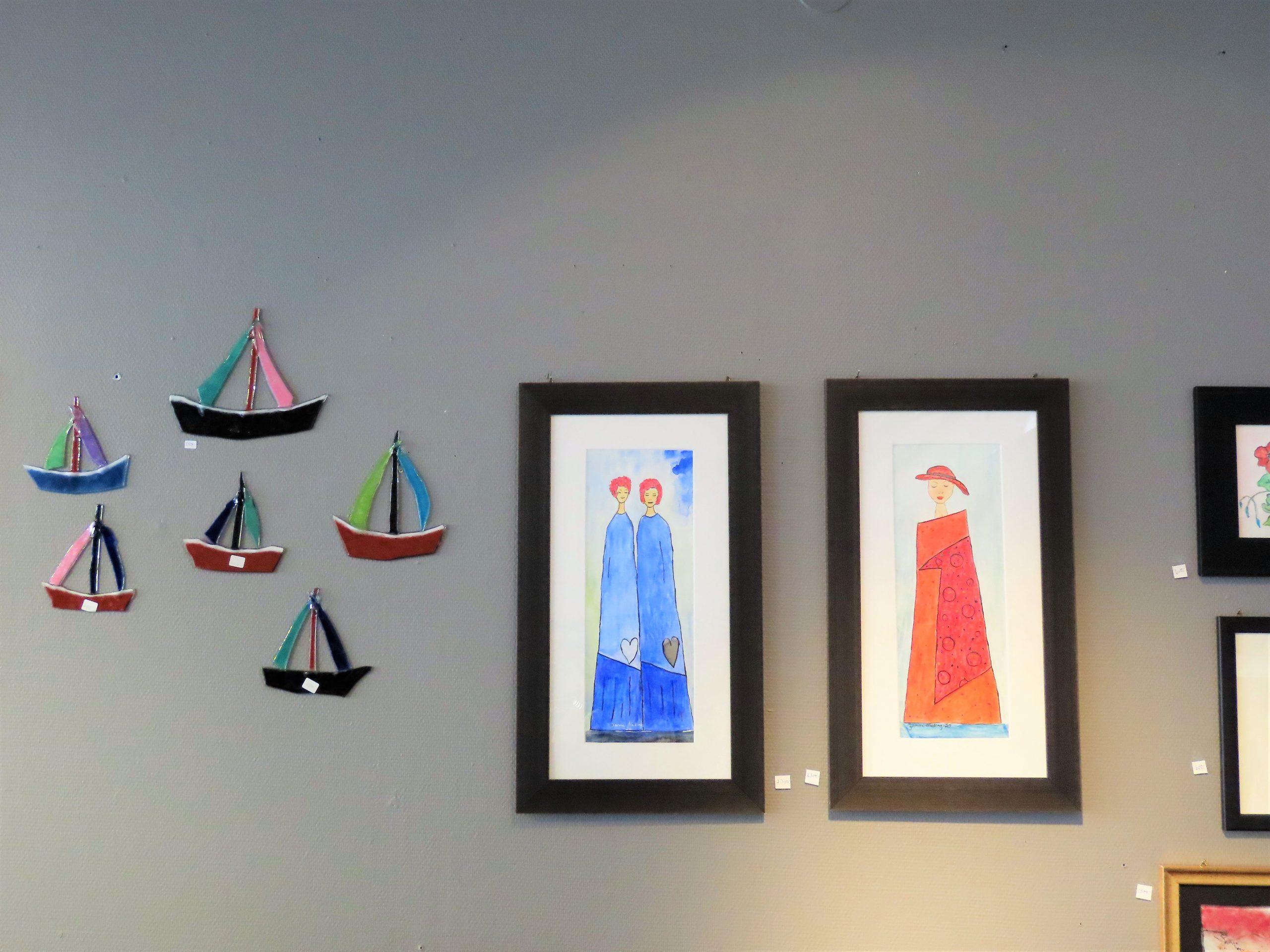 Innom en kunstforretning i Mandal - Norges sydligste by