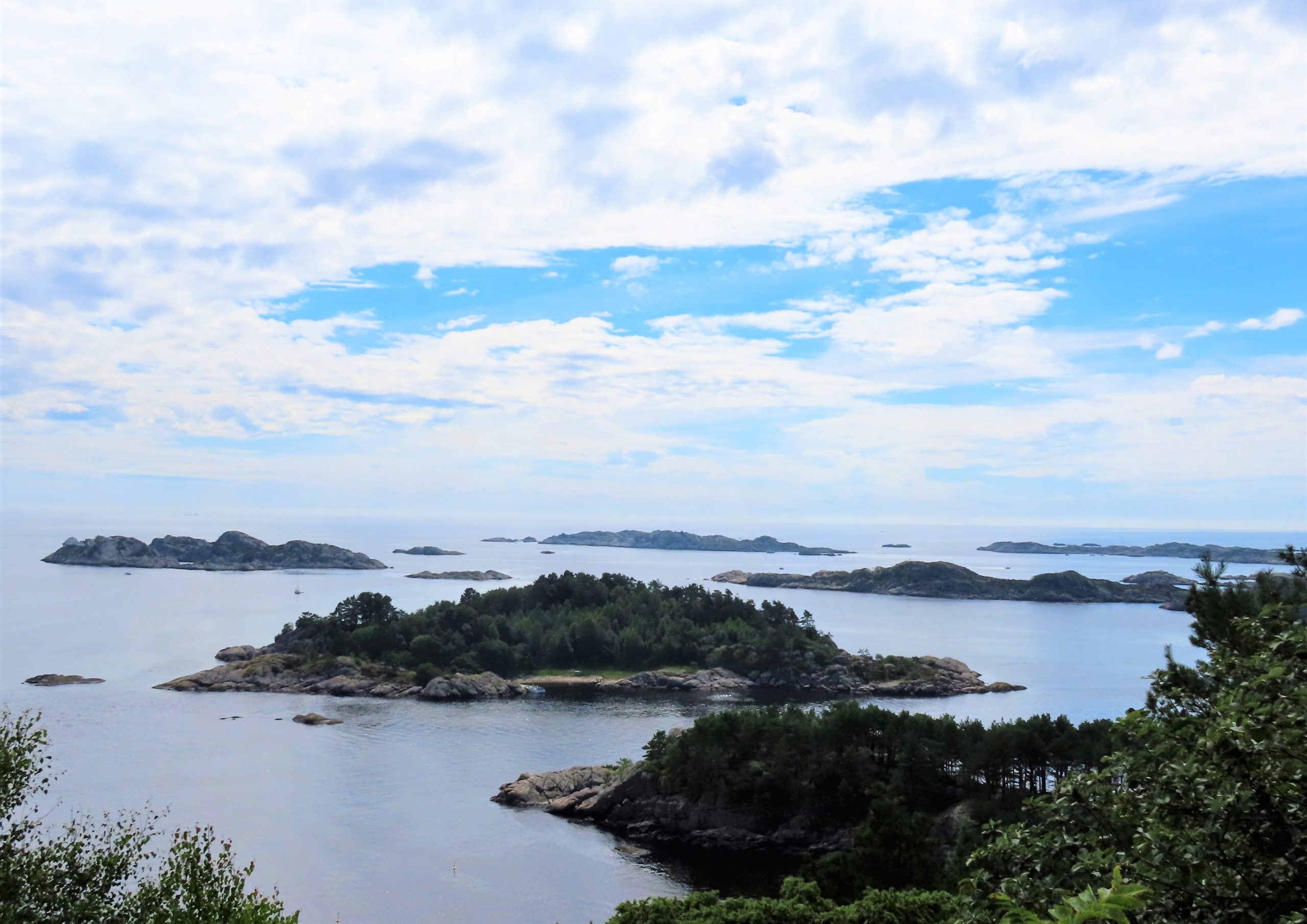 Utsikt fra Hobdeheia ved Risøbank