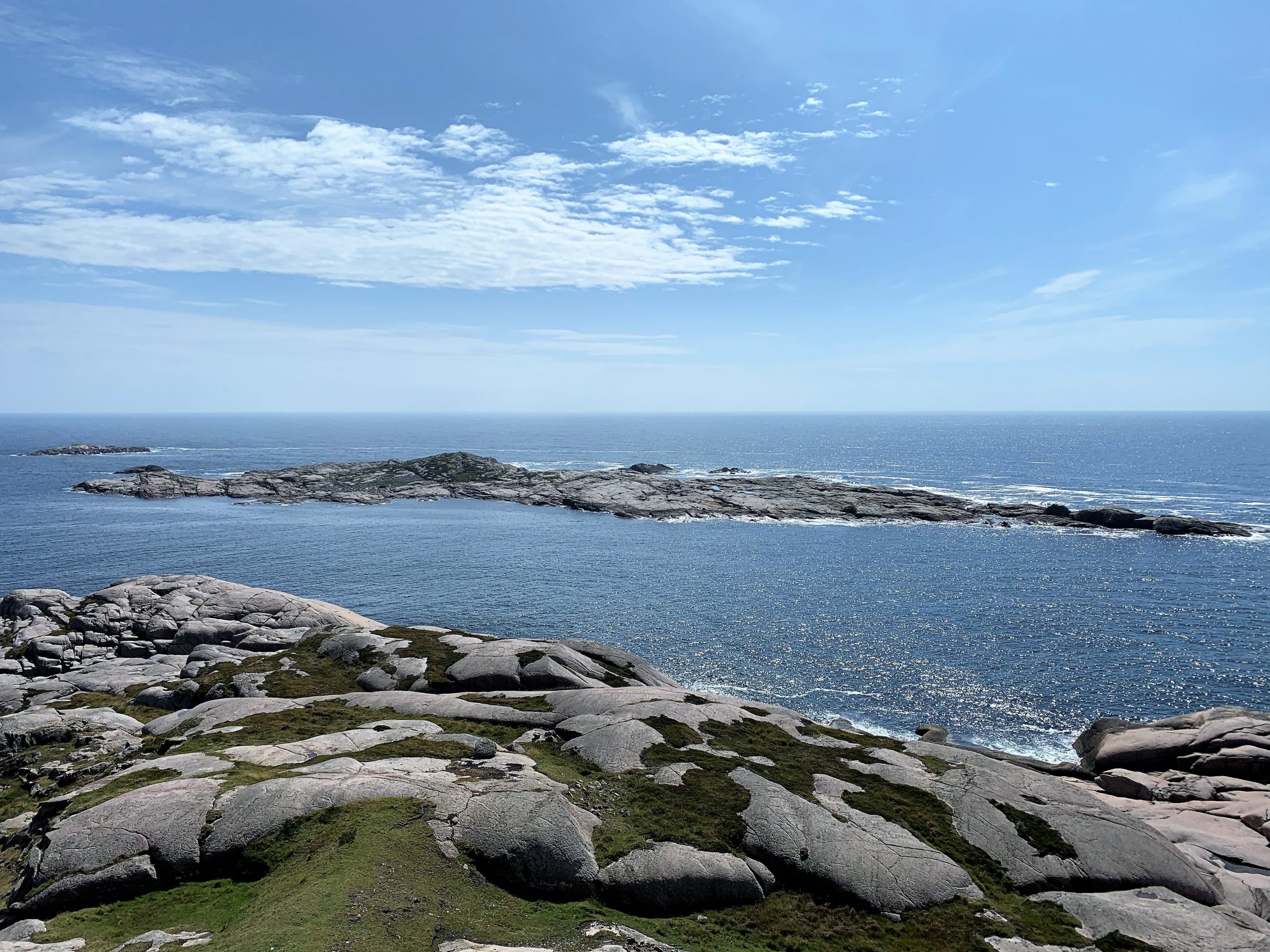Ryvingen Fyr i Mandal er Norges sydligste - utsikt fra fyrtårnet