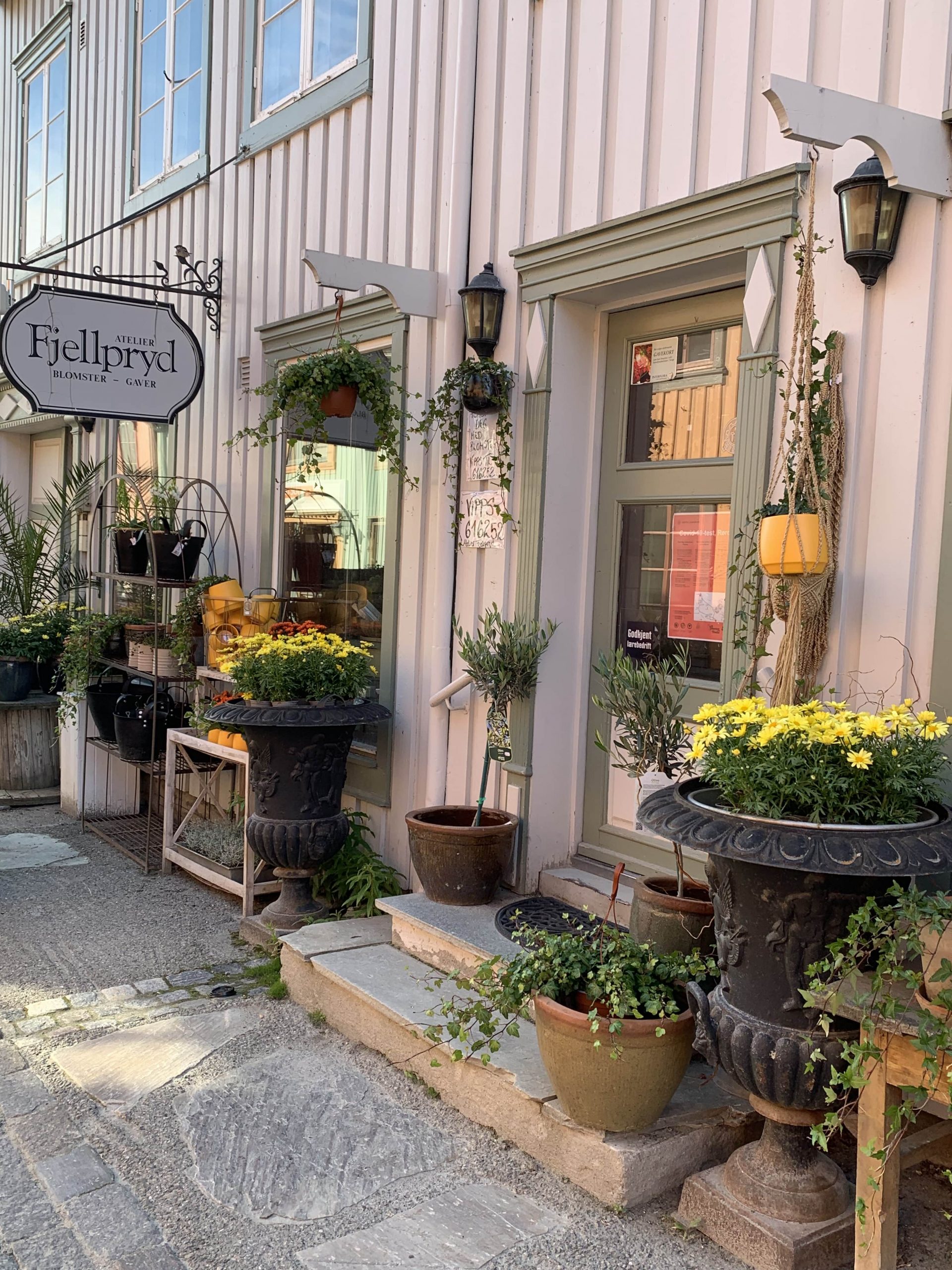 Blomsterbutikk på Røros