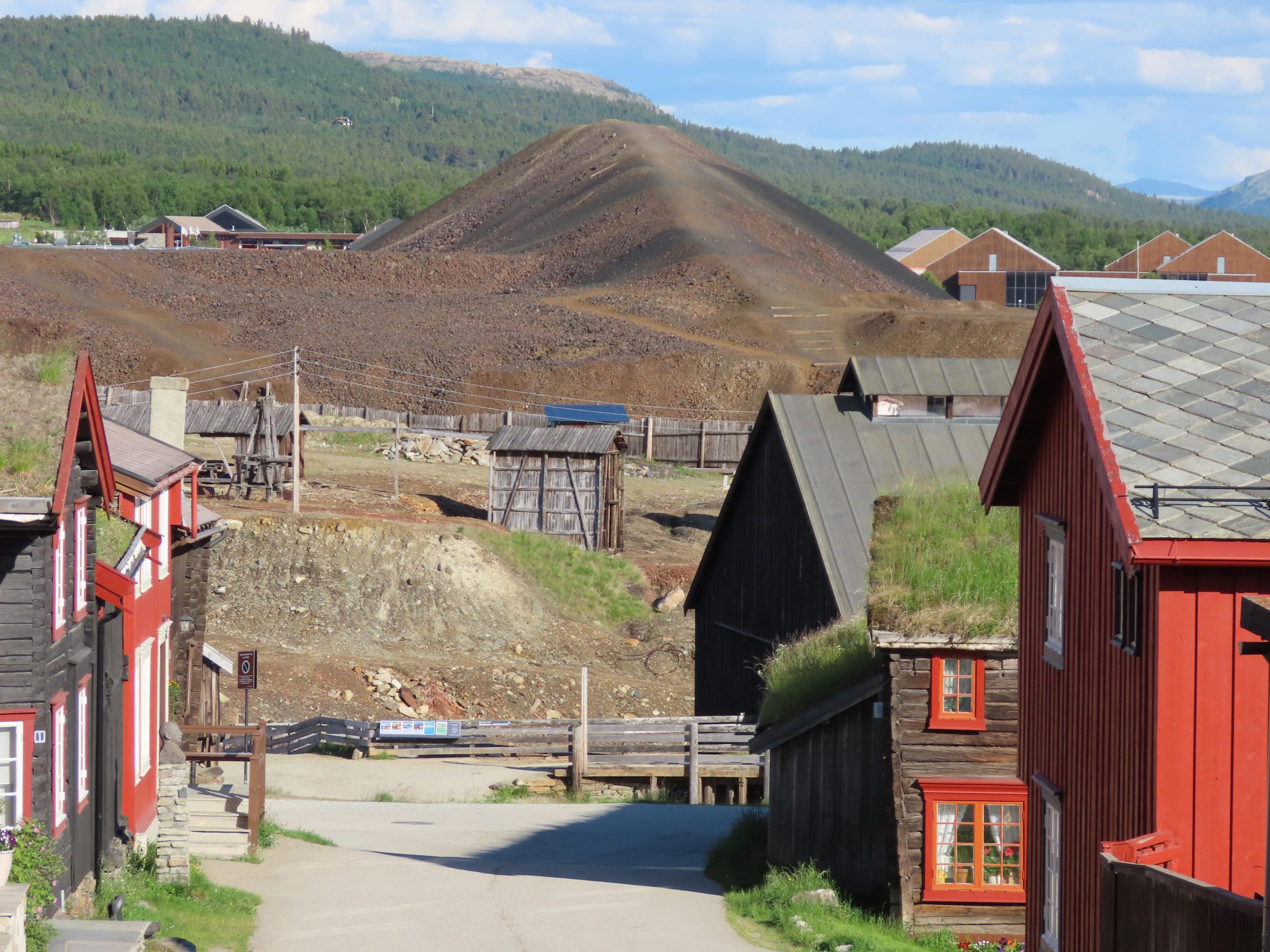Utsikt over Røros Kobberverk