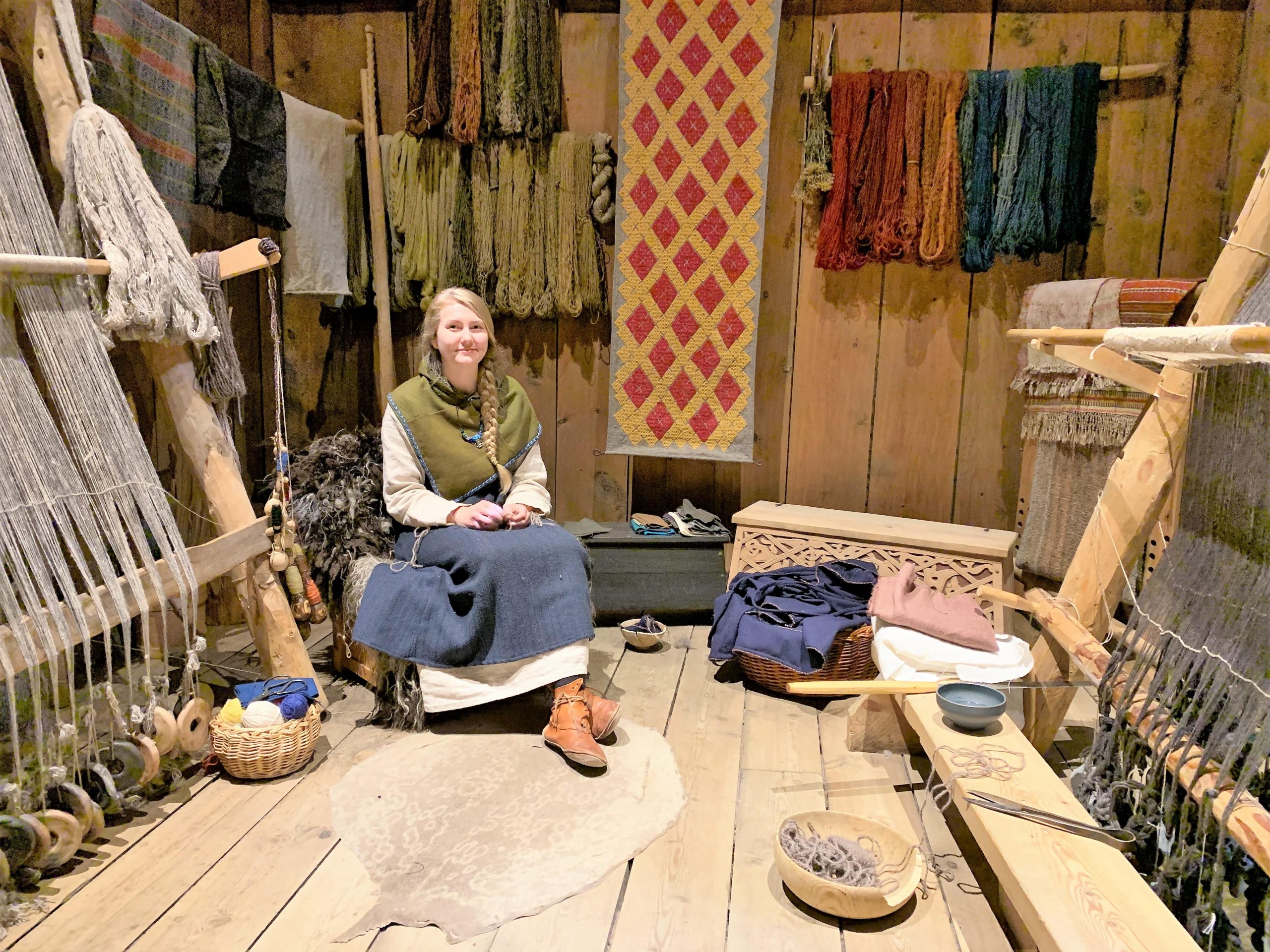 Fra vikingmuseet Lofotr på Borg