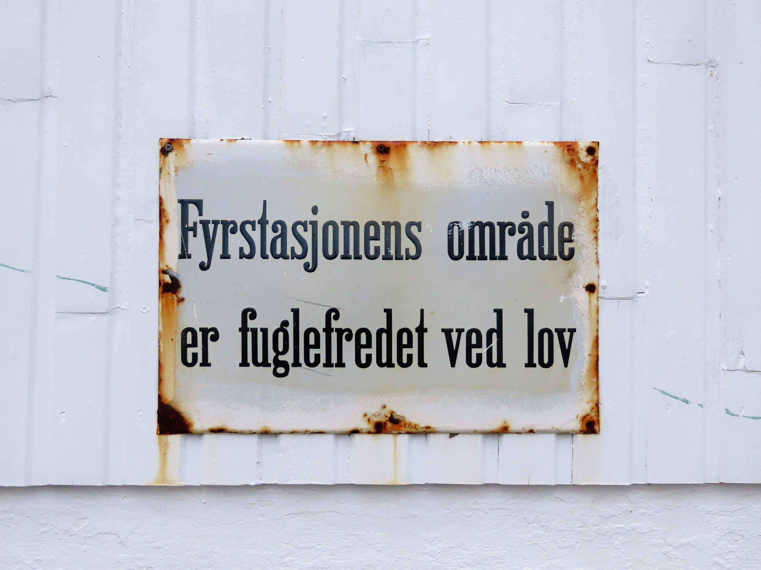 Fuglefredningsskilt