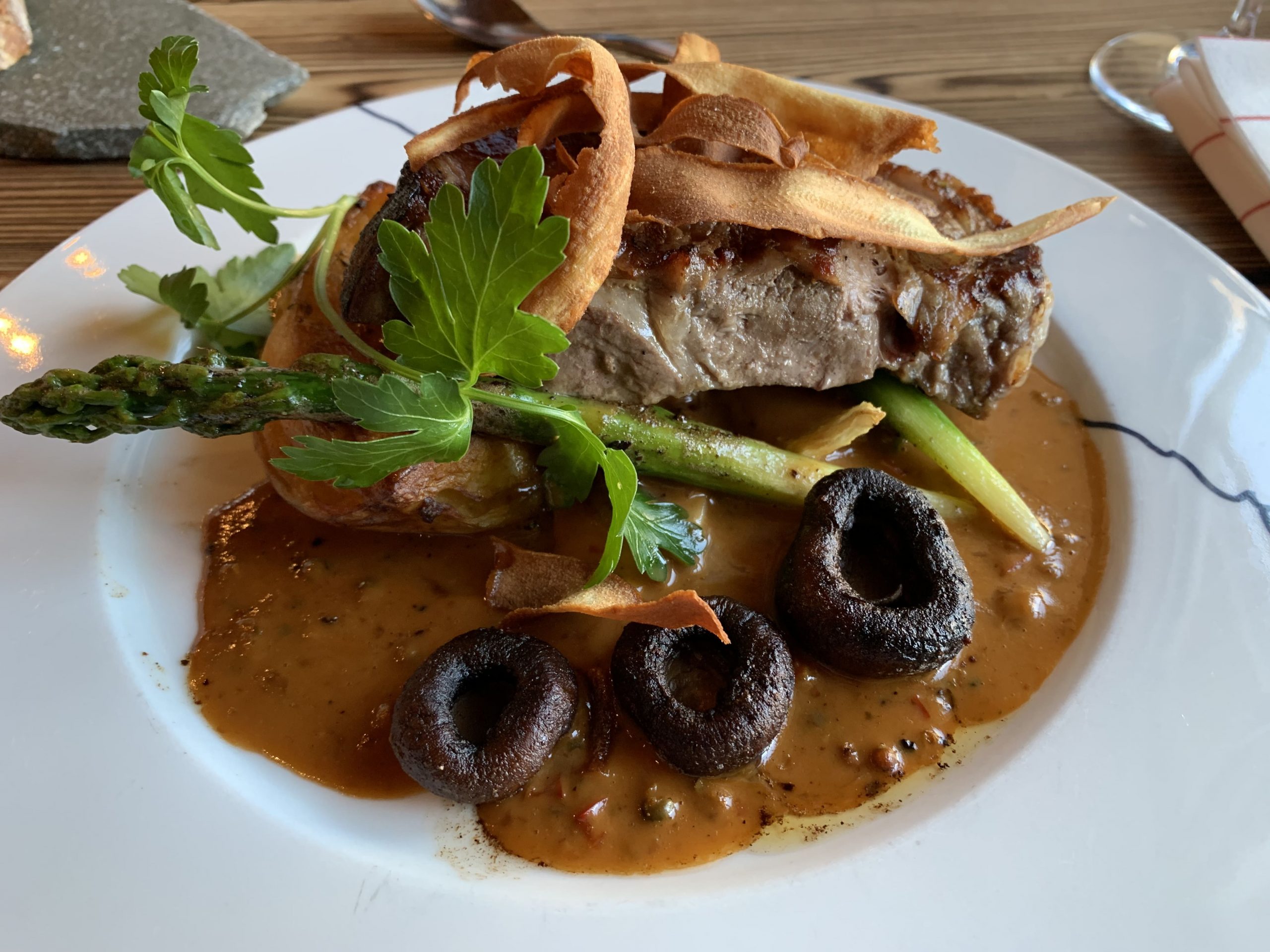 Hovedrett i Karoline restaurant Nusfjord