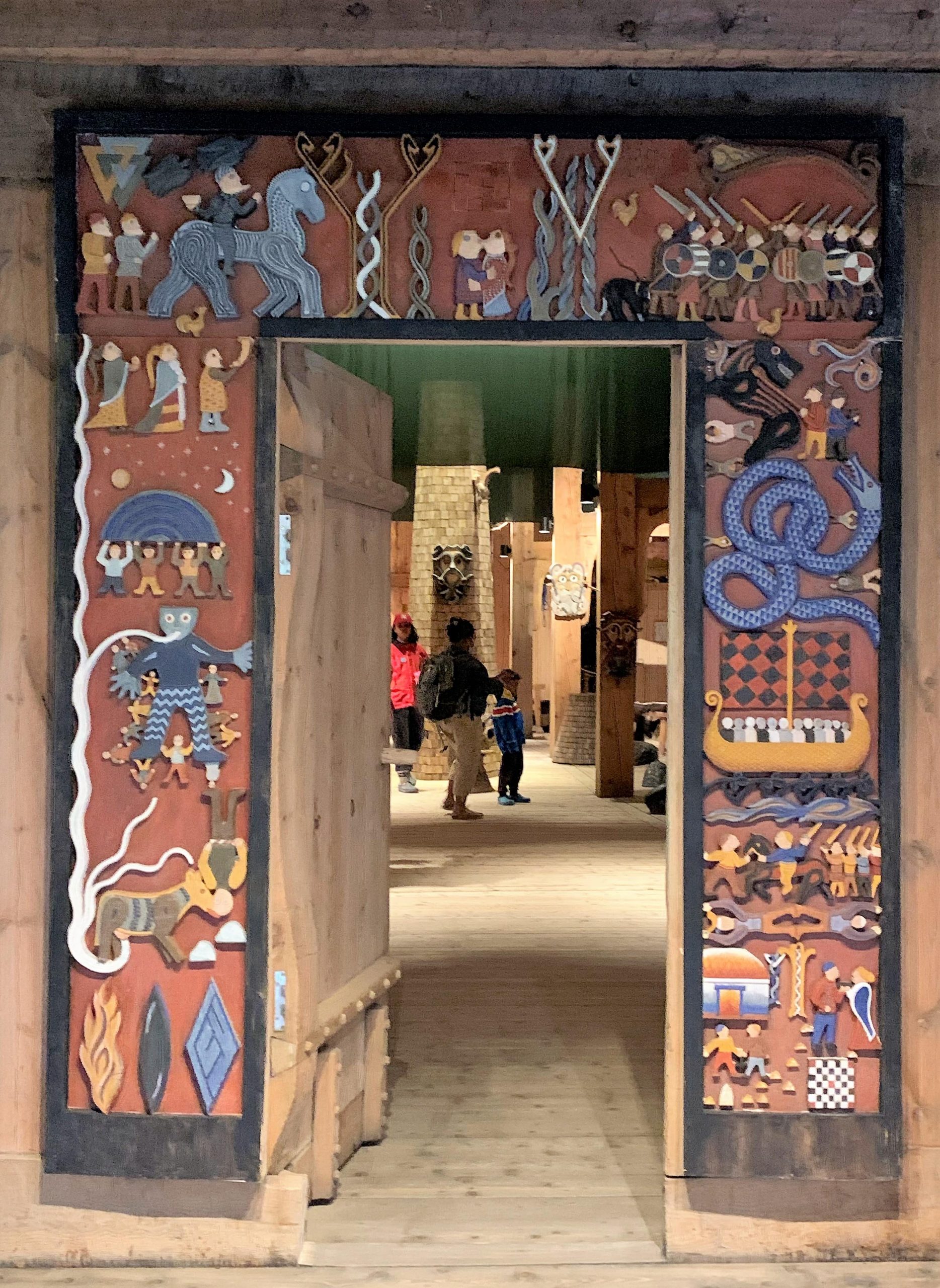 Inngangspartiet i Lofotr vikimmuseum