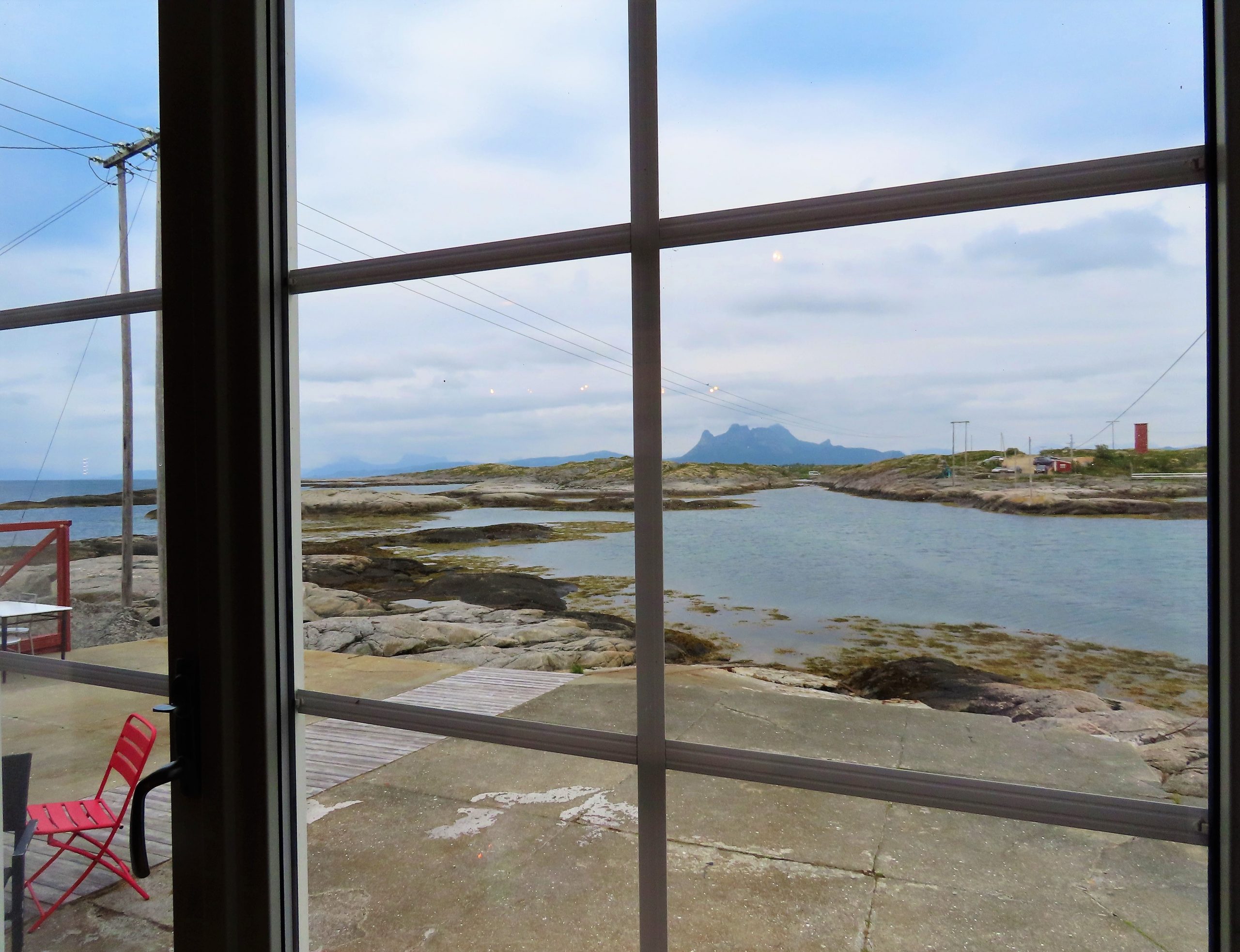 Utsikten fra Naustet på fyret