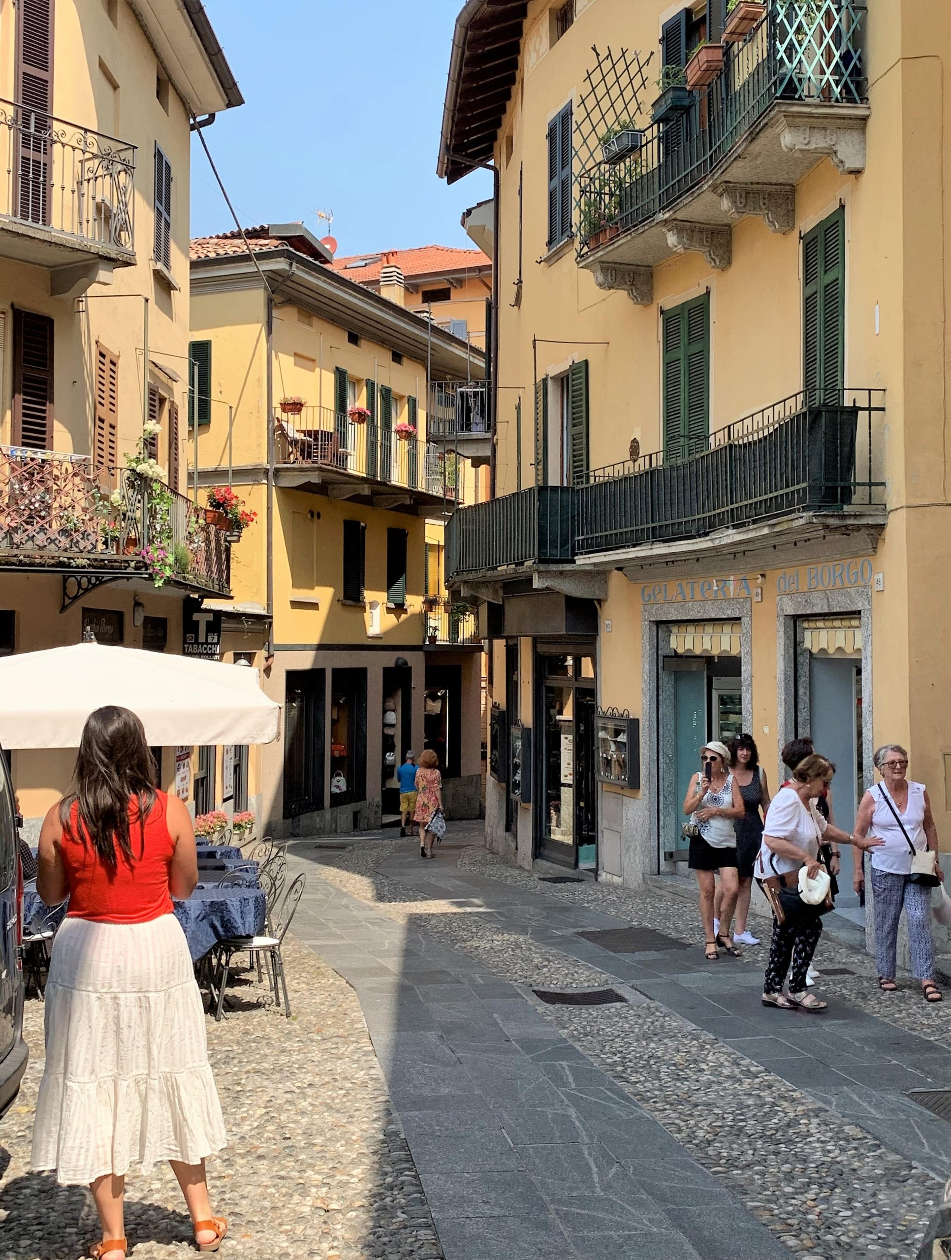 Gatelangs i Bellagio