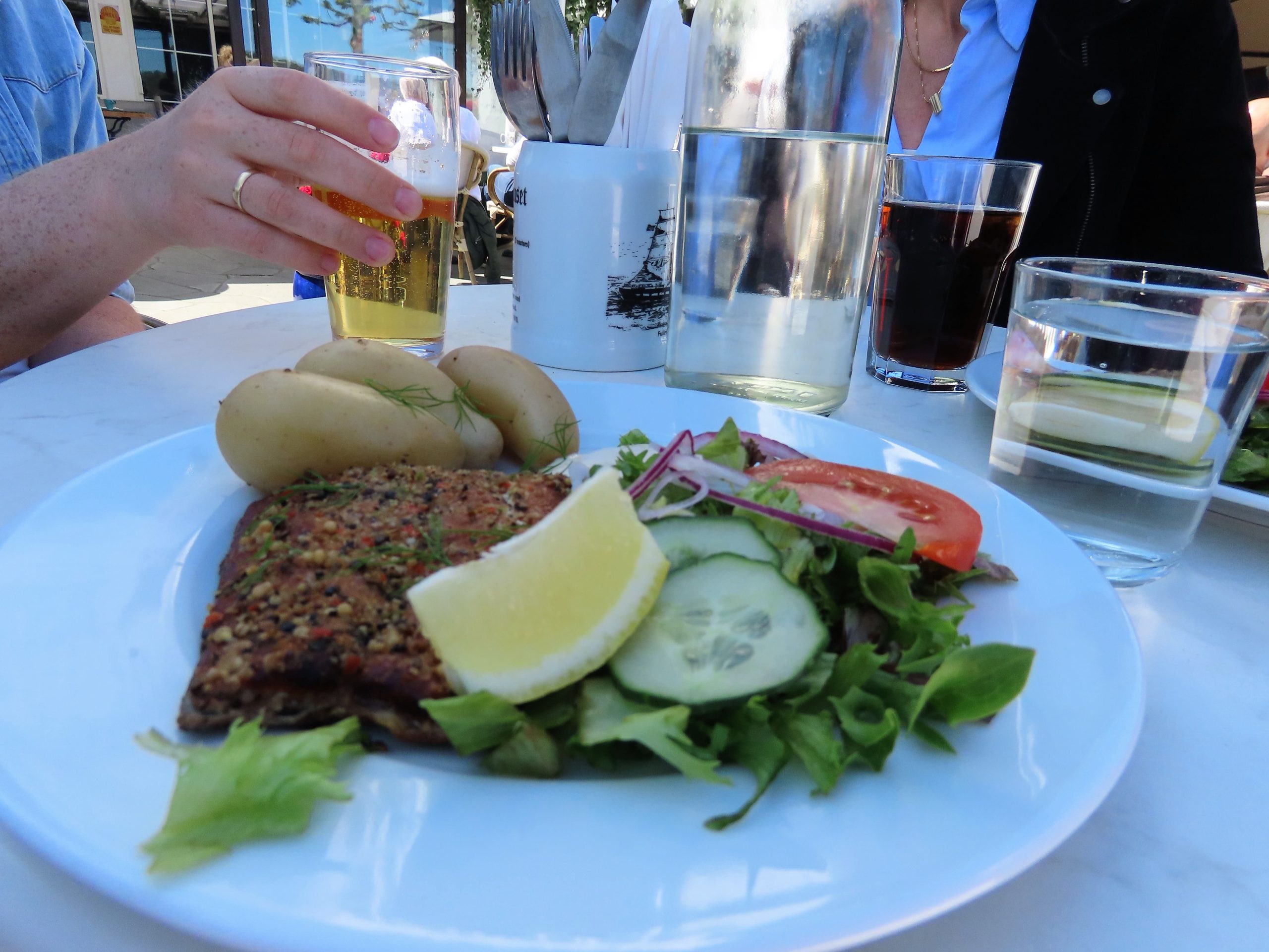 Lunsj, Stranden restaurant og service i Risør