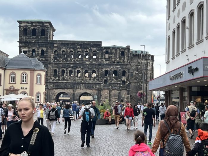 Porta Nigra - Ruiner etter den store romerske porten inn til Trier