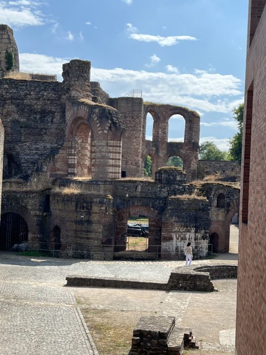 Del av Kaiserthermen i Trier