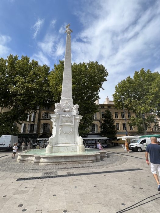 En av utallige fontener i Aix-en-Provence