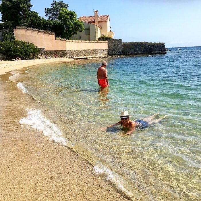 2 av mange vakre strender i Sainte Maxime