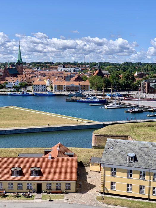 Deler av innseilingen til Helsingør