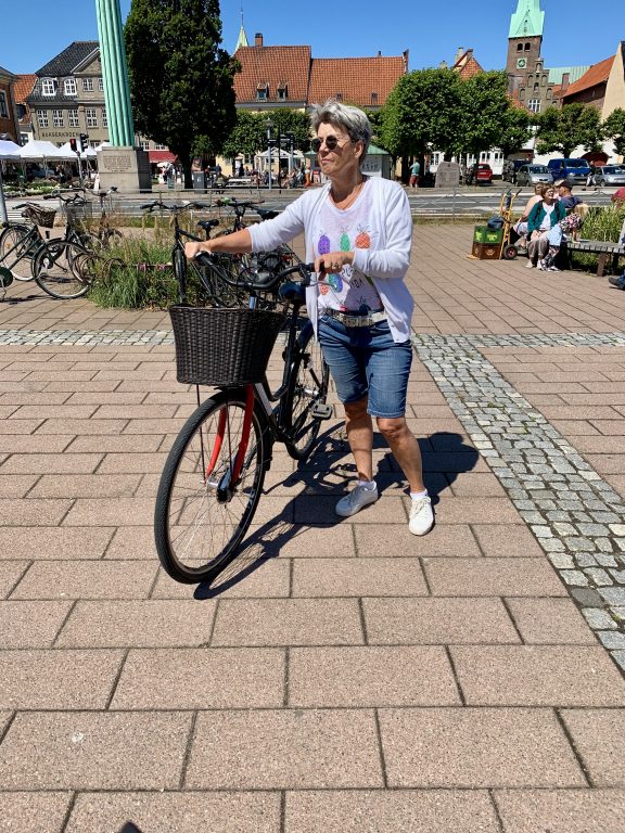 På leid sykkel i Helsingør