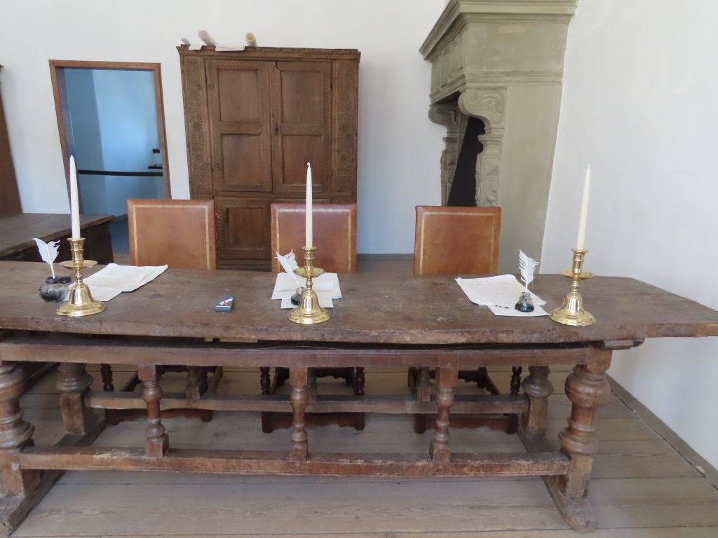 Arbeidsbordet til kongen