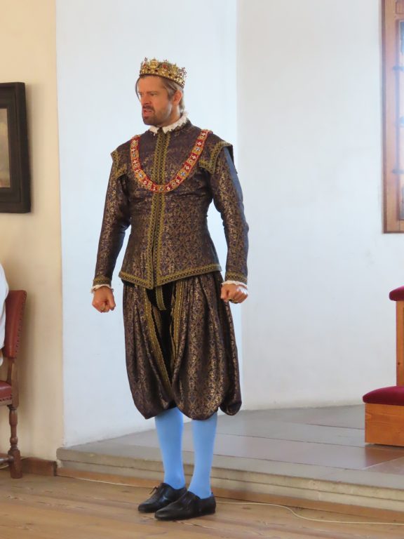 Kong Hamlet i sint positur