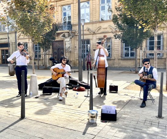 Musikanter i Aix-en Provence