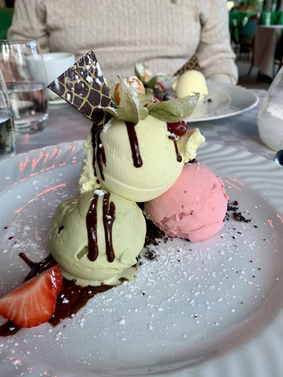 Deilig is dessert cia-ciao restaurant i Helsingør