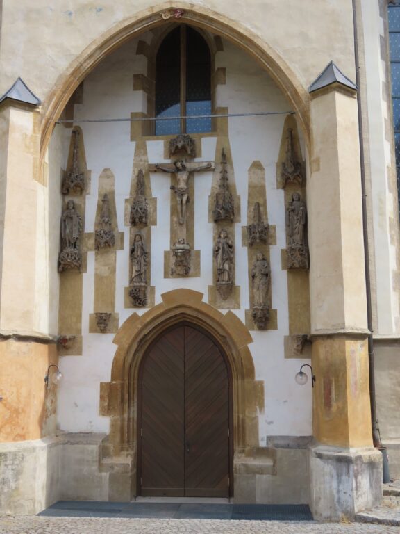 Inngangstårnet på klosterkirken i Blaubeuren