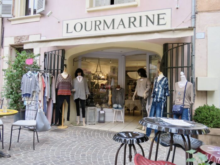 Klesbutikk i Sainte Maxime