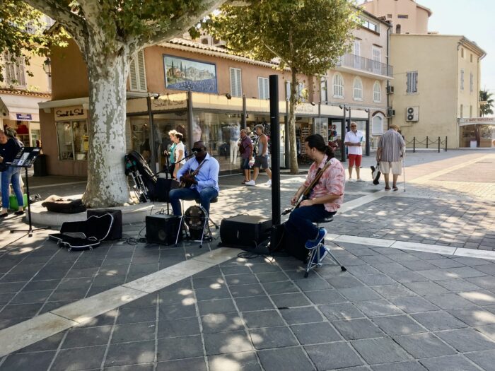 Gatemusikanter i Sainte Maxime