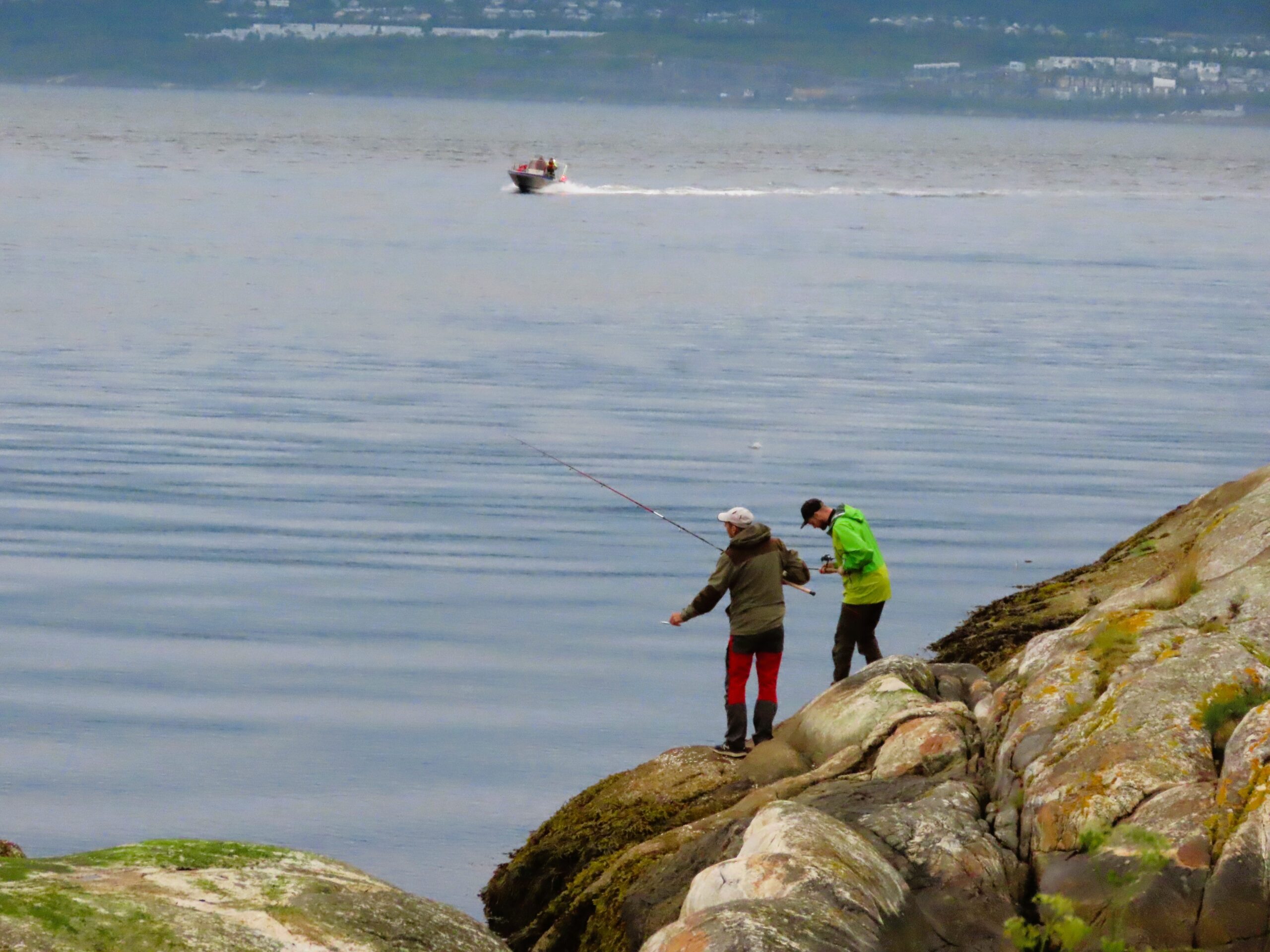 Mens vi venter på den sterke malstrømmen i Saltstraumen