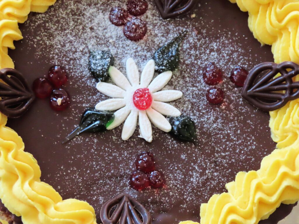 En av de gode kakene som ble servert etter afternoontea på VÆRK