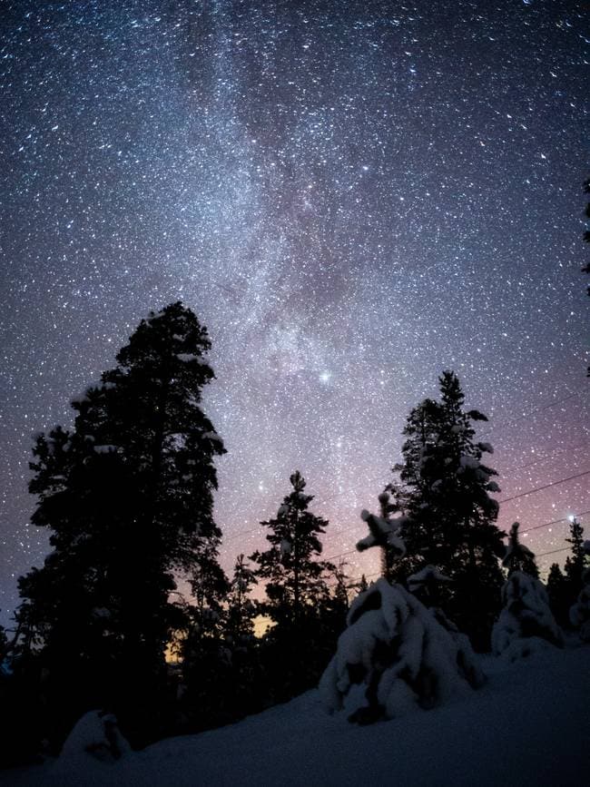 En fantastisk nattehimmel med stjerner Foto: Andreas Lekand NRK