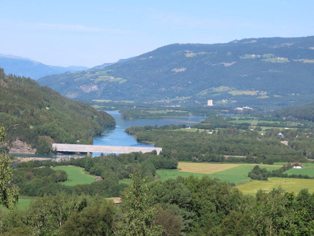 Panoramautsikt fra Ringebu Prestegard