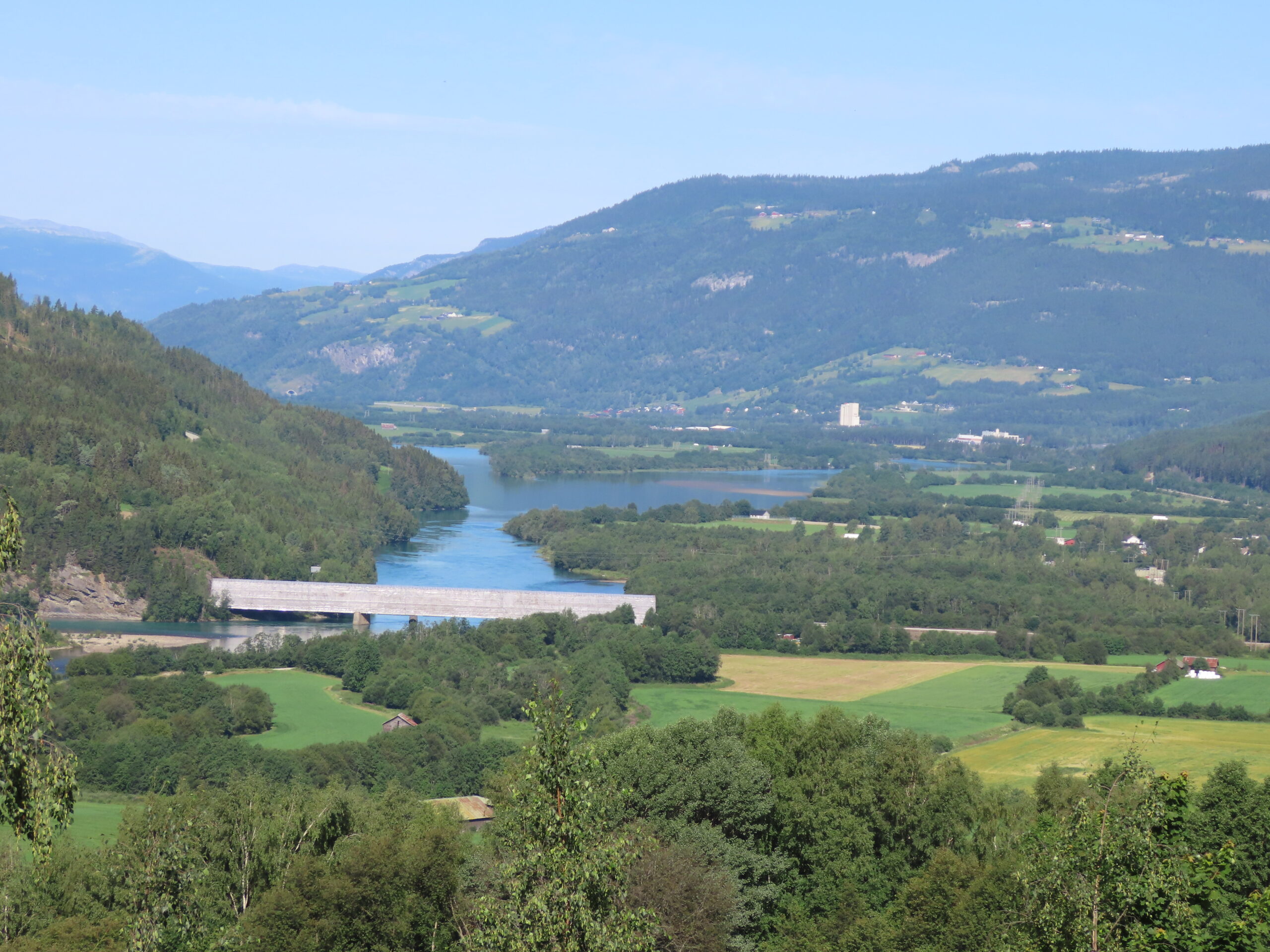 Panoramautsikt fra Ringebu Prestegard