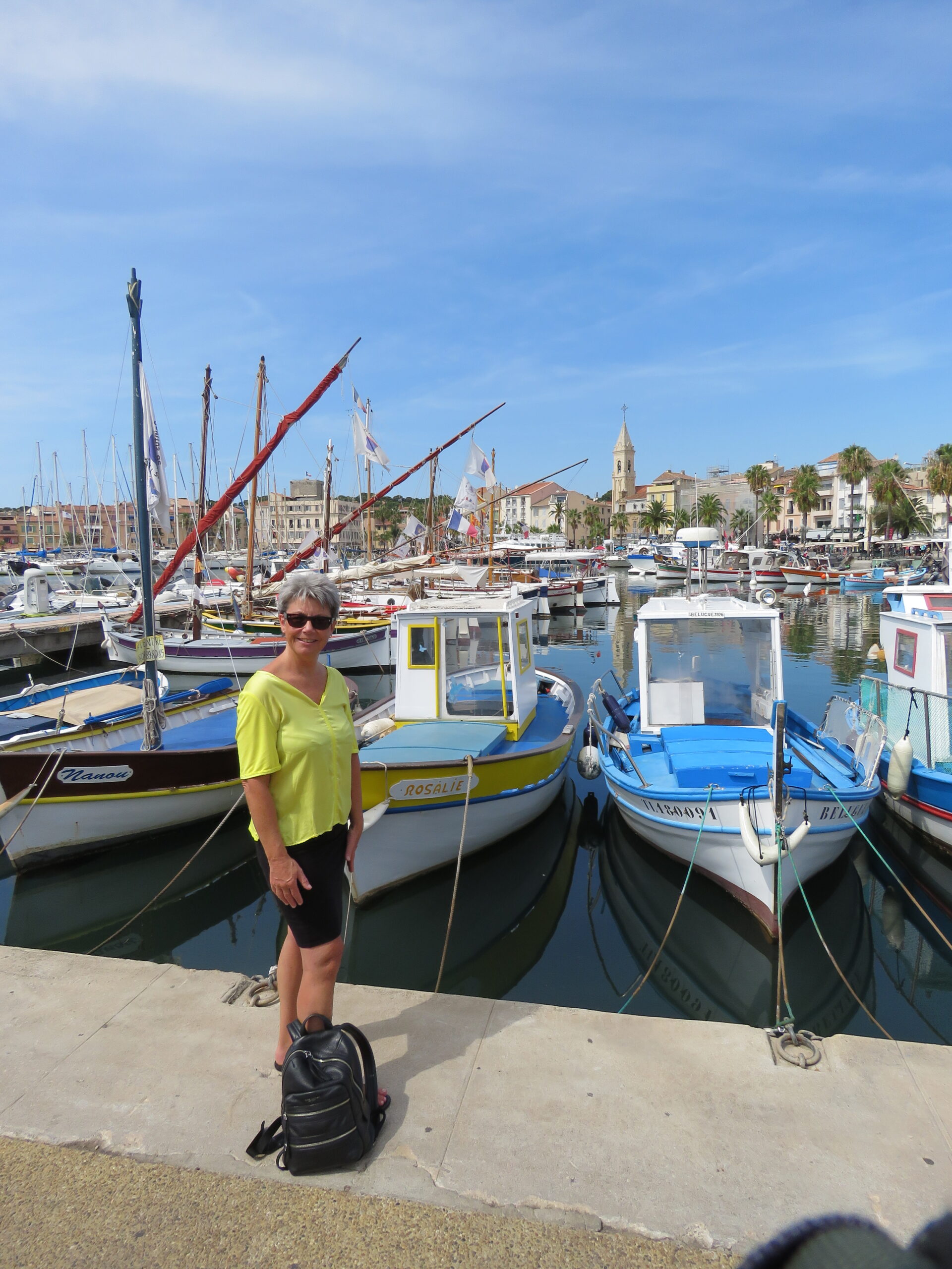 3 sjarmerende byer i Provence - Sainte Maxime, Sanary sur mer og Aix en Provence Her i havnen med alle de fantastiske båtene