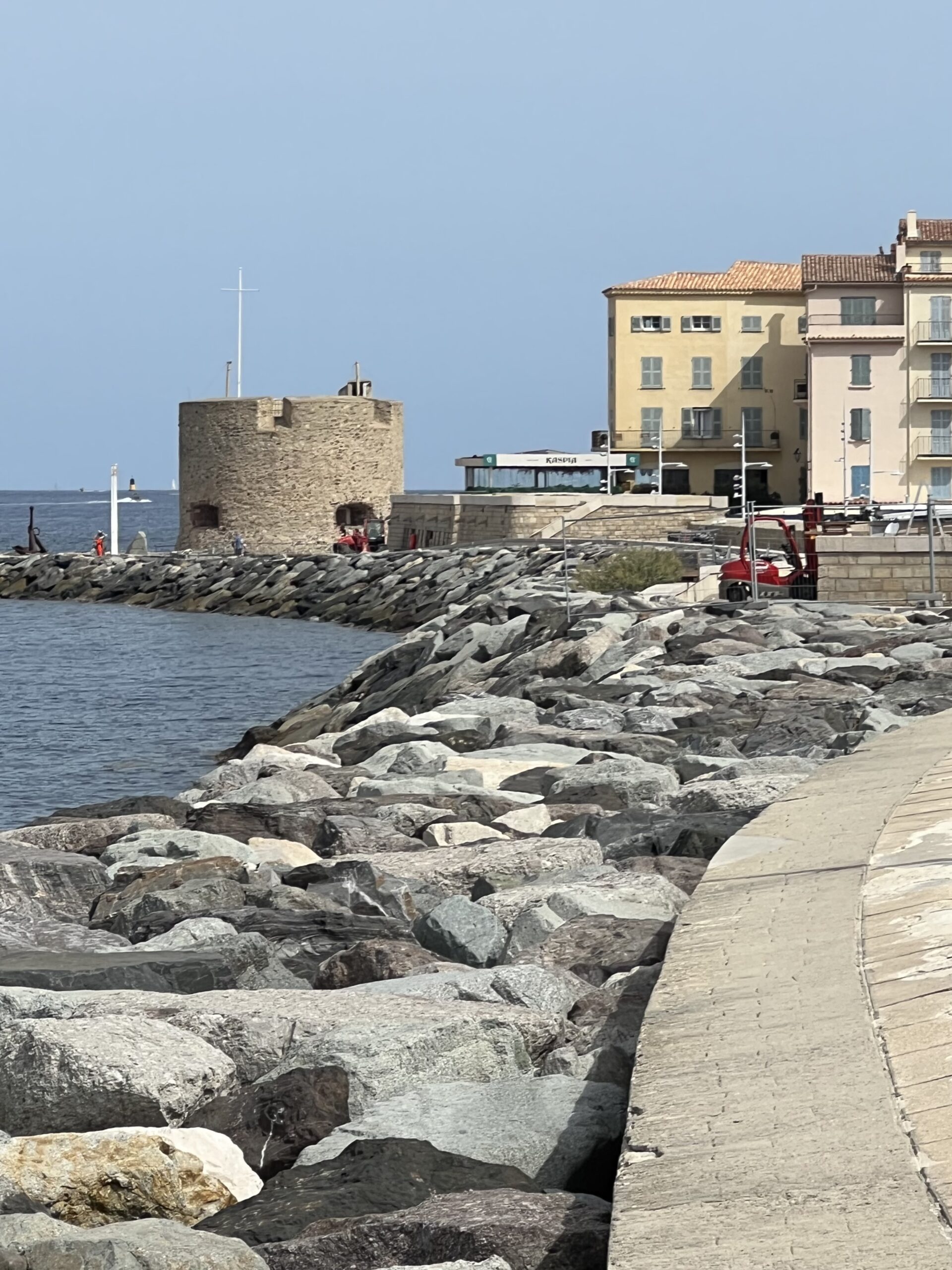 Bak fasaden i Saint-Tropez