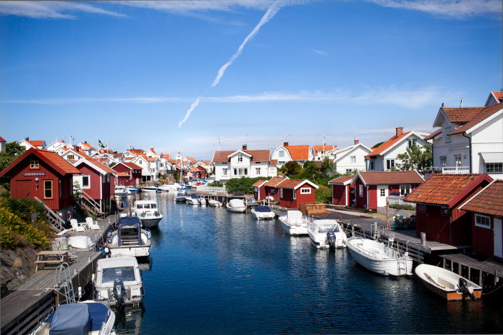Yrende båtlig i Gulmarsfjorden - Skäftö
